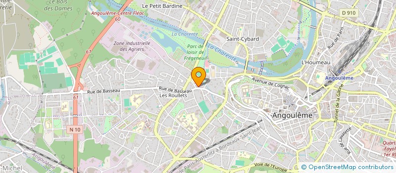 localisation de l'entreprise MARCHAND DE BIENS BERNARD à ANGOULEME