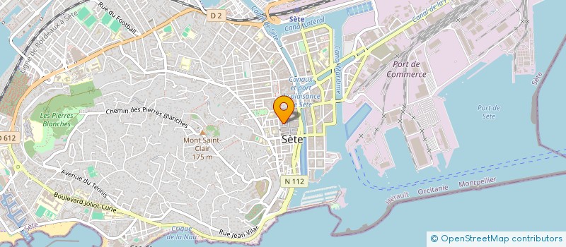 localisation de l'entreprise MARCHAND DE BIENS LA DOLCEVITA  SETE