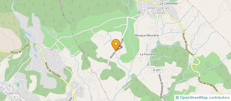 localisation de l'entreprise MARCHAND DE DOUCEURS à VILLECROZE