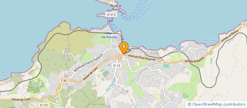 localisation de l'entreprise MARCHAND DE REVES à L'ILE-ROUSSE
