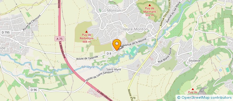 localisation de l'entreprise MARCHAND DE SABLE PRODUCTIONS - MDS PROD  VEYRE-MONTON