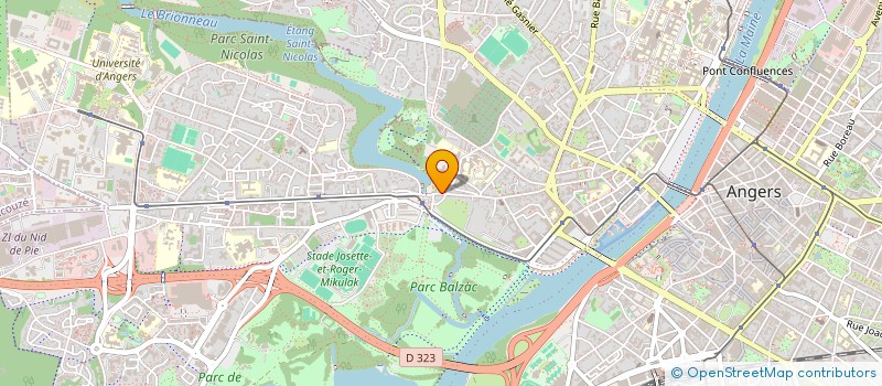 localisation de l'entreprise MARCHAND EVRARD à ANGERS