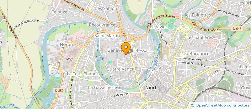 localisation de l'entreprise MARCHAND INDIVISION à NIORT