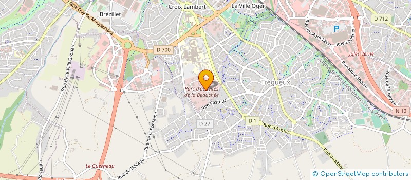 localisation de l'entreprise MARCHAND-LE FRESNE à SAINT-BRIEUC