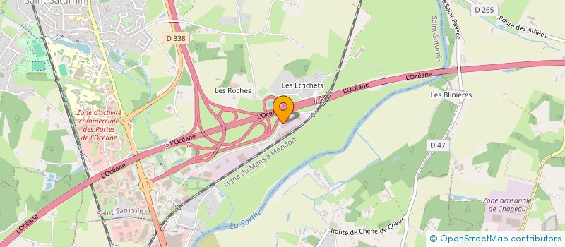 localisation de l'entreprise MARCHAND LE MANS à SAINT-SATURNIN
