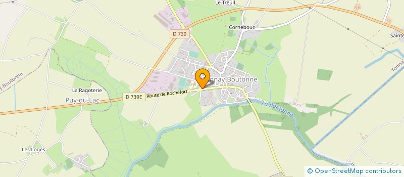 localisation de l'entreprise MARCHAND PAUL à TONNAY-BOUTONNE