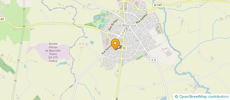 localisation de l'entreprise MARCHAND RENOV 49  LE MAY-SUR-EVRE