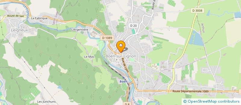 localisation de l'entreprise MARCHAND THOMAS ELECTRICITE à BOEN-SUR-LIGNON