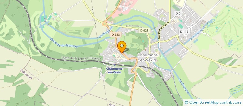 localisation de l'entreprise MARCHANDIN  CHAUMONT-EN-VEXIN