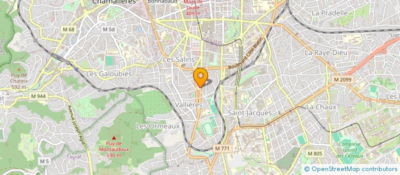 localisation de l'entreprise MARCHANDS DES QUATRE SAISONS  CLERMONT-FERRAND