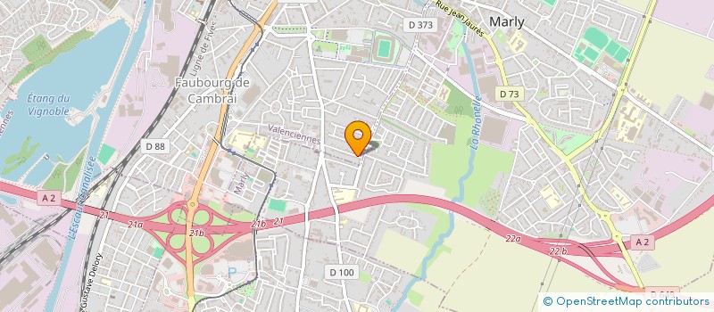 localisation de l'entreprise MARCHANT REL  VALENCIENNES