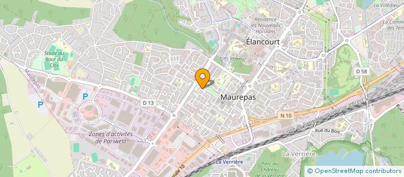 localisation de l'entreprise MARCHE 14  VOISINS-LE-BRETONNEUX