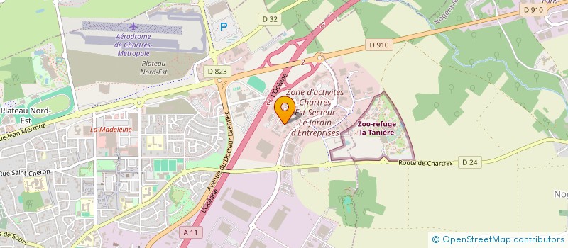 localisation de l'entreprise MARCHE 28 à CHARTRES