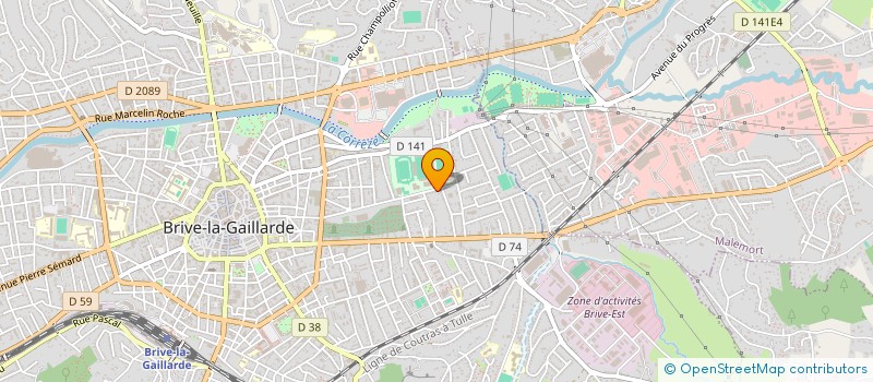 localisation de l'entreprise MARCHE A LA JOURNEE  BRIVE-LA-GAILLARDE