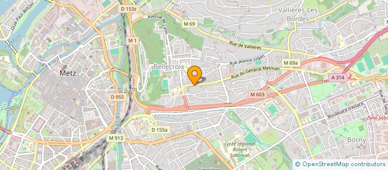 localisation de l'entreprise MARCHE A.S.A. à METZ