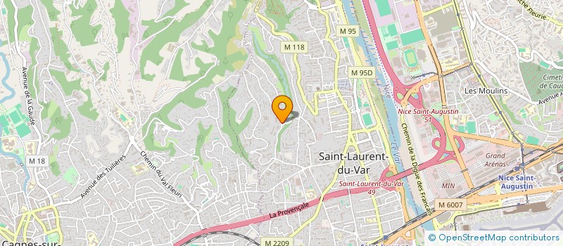localisation de l'entreprise MARCHE APRES MARCHE à SAINT-LAURENT-DU-VAR