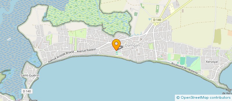 localisation de l'entreprise MARCHE AQUATIQUE DES VENETES  DAMGAN