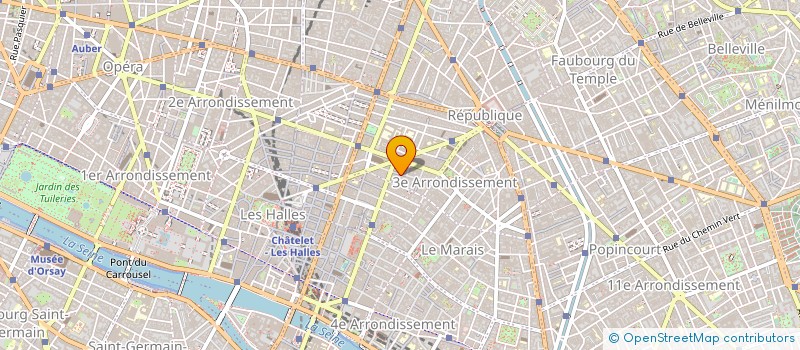 localisation de l'entreprise MARCHE AU MAIRE à PARIS