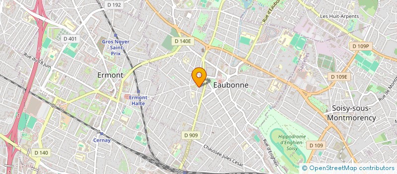 localisation de l'entreprise MARCHE AUDAX VAL D'OISE à EAUBONNE