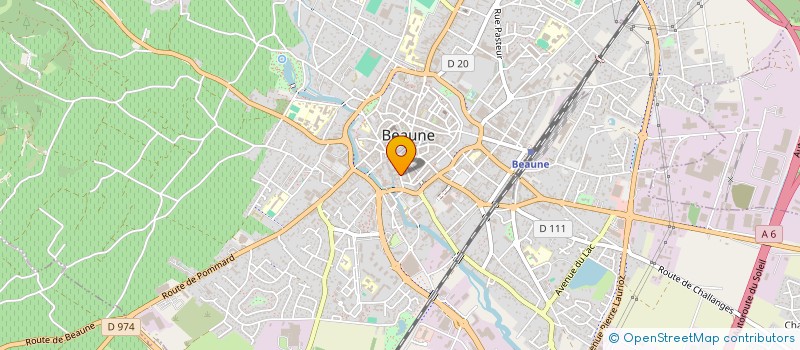 localisation de l'entreprise MARCHE AUX VINS à BEAUNE