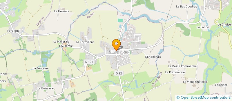 localisation de l'entreprise MARCHE AVEC LES LOUPS  CHANTELOUP