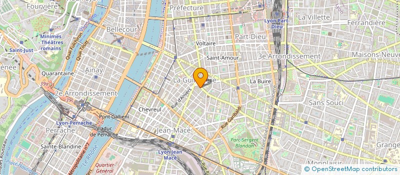 localisation de l'entreprise MARCHE CENTRAL à LYON