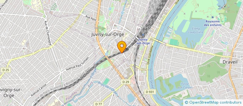 localisation de l'entreprise MARCHE D'AFRIQUE à JUVISY-SUR-ORGE
