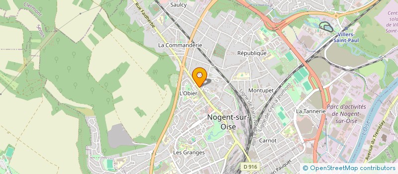 localisation de l'entreprise MARCHE D AFRIQUE à NOGENT-SUR-OISE