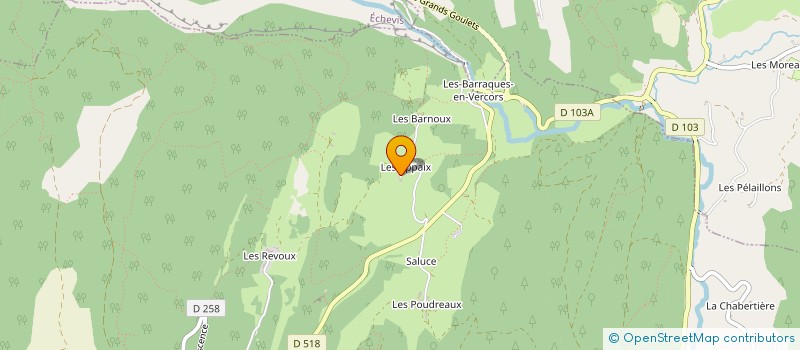 localisation de l'entreprise MARCHE D'APPROCHE à CHAPELLE-EN-VERCORS (LA)