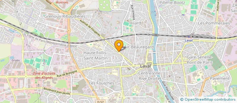 localisation de l'entreprise MARCHE D ASIE à LAVAL