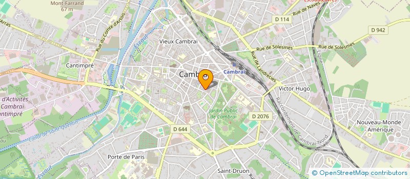 localisation de l'entreprise MARCHE DE CAMBRAI à CAMBRAI