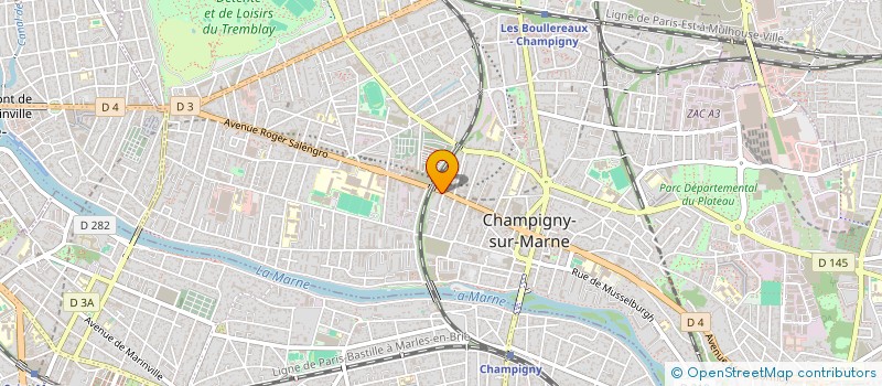 localisation de l'entreprise MARCHE DE CHAMPIGNY à CHAMPIGNY-SUR-MARNE