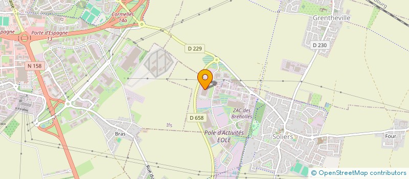 localisation de l'entreprise MARCHE DE GROS DE L'AGGLOMERATION CAENNAISE  SOLIERS