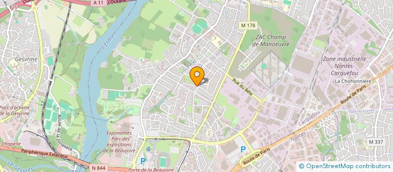 localisation de l'entreprise MARCHE DE LA SECONDE MAIN 44 à NANTES