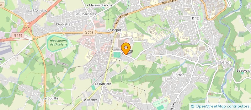 localisation de l'entreprise MARCHE DE NOEL A LEHON à DINAN