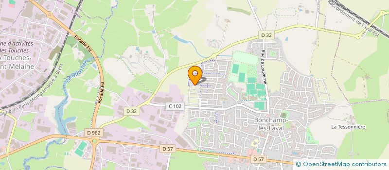 localisation de l'entreprise MARCHE DE NOEL DE BONCHAMP  BONCHAMP-LES-LAVAL