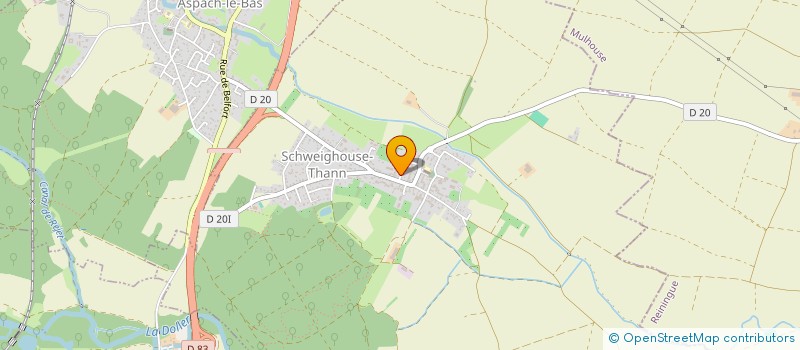 localisation de l'entreprise MARCHE DE NOS TERROIRS  SCHWEIGHOUSE-THANN