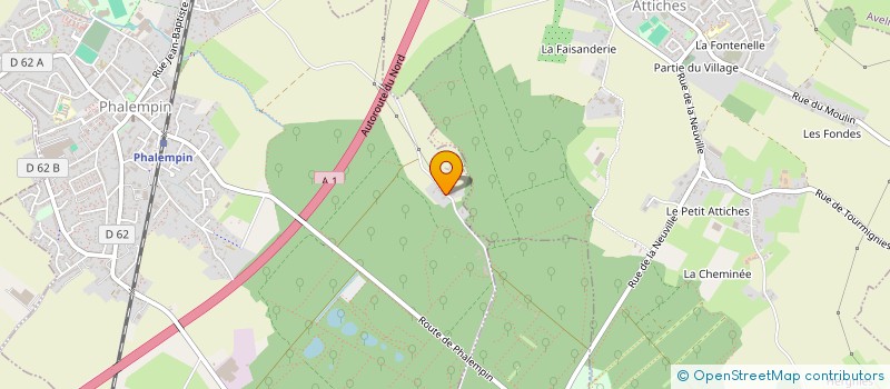 localisation de l'entreprise MARCHE DE PHALEMPIN  PHALEMPIN