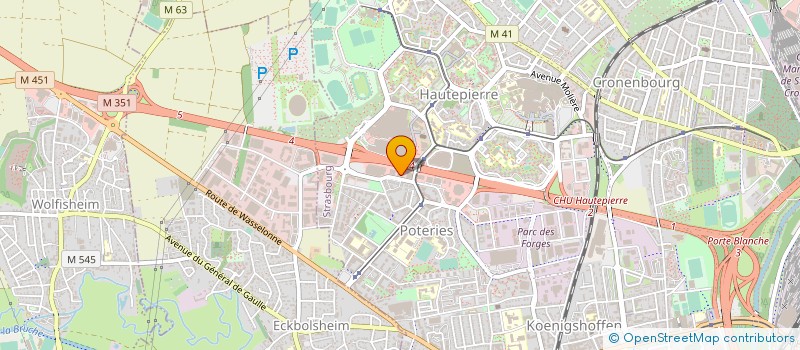 localisation de l'entreprise MARCHE DE STRASBOURG à STRASBOURG