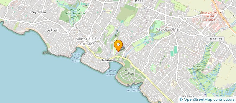 localisation de l'entreprise MARCHE DES COPAINS SAVEUR ART ET GUINGUETTE  VAUX-SUR-MER