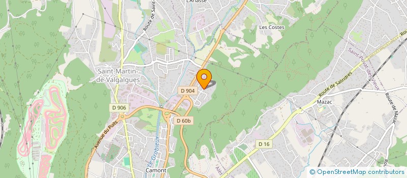 localisation de l'entreprise MARCHE DU PNEUMATIQUE ACCES AUTOMOBILES à SAINT-MARTIN-DE-VALGALGUES