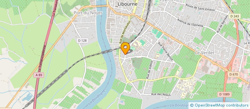 localisation de l'entreprise MARCHE DU SUD  LIBOURNE