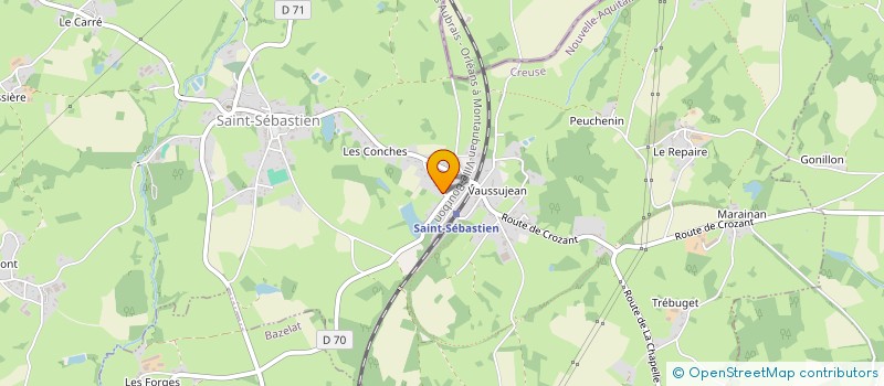 localisation de l'entreprise MARCHE ENVIRONNEMENT  SAINT-SEBASTIEN