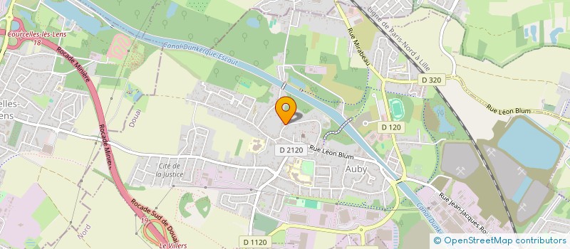 localisation de l'entreprise MARCHE ET LOISIRS A AUBY  AUBY