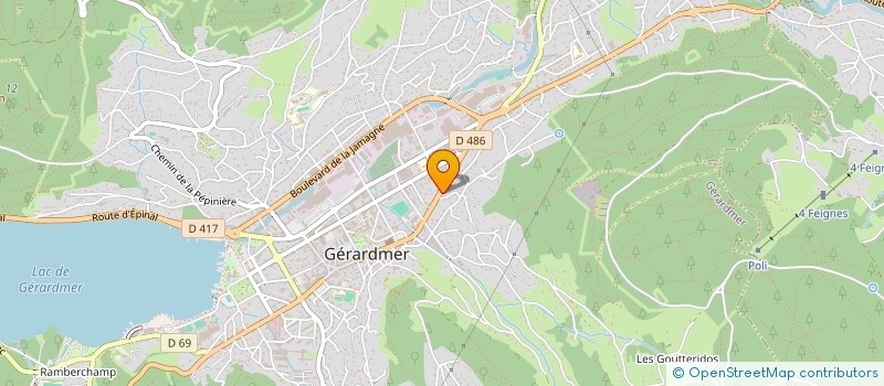 localisation de l'entreprise MARCHE ET SAVEURS à GERARDMER