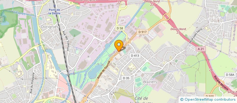 localisation de l'entreprise MARCHE EUROPEEN DE L'AUTOMOBILE à DOUAI
