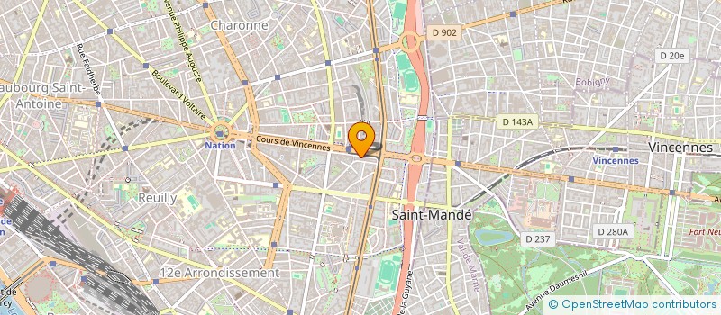 localisation de l'entreprise MARCHE EXOTIQUE  PARIS