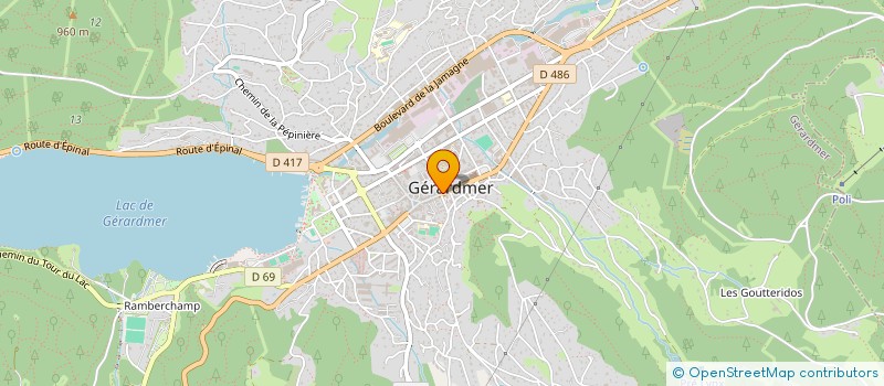 localisation de l'entreprise MARCHE EXPRESS à GERARDMER