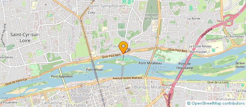 localisation de l'entreprise MARCHE EXPRESS PAUL BERT  TOURS