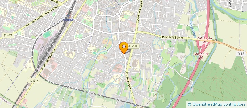 localisation de l'entreprise MARCHE FRAIS  COLMAR